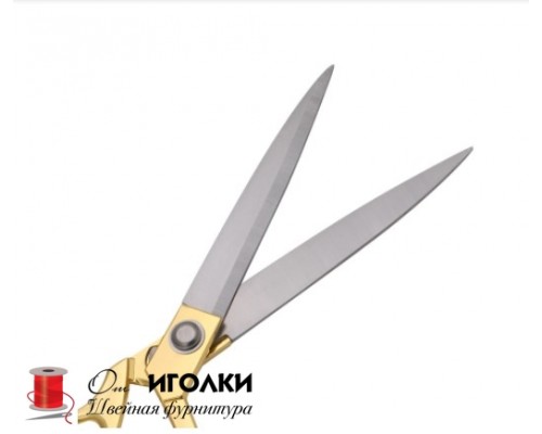 Ножницы портновские металлические 21 см. арт.HK37-1 цв.золото уп.1 шт.