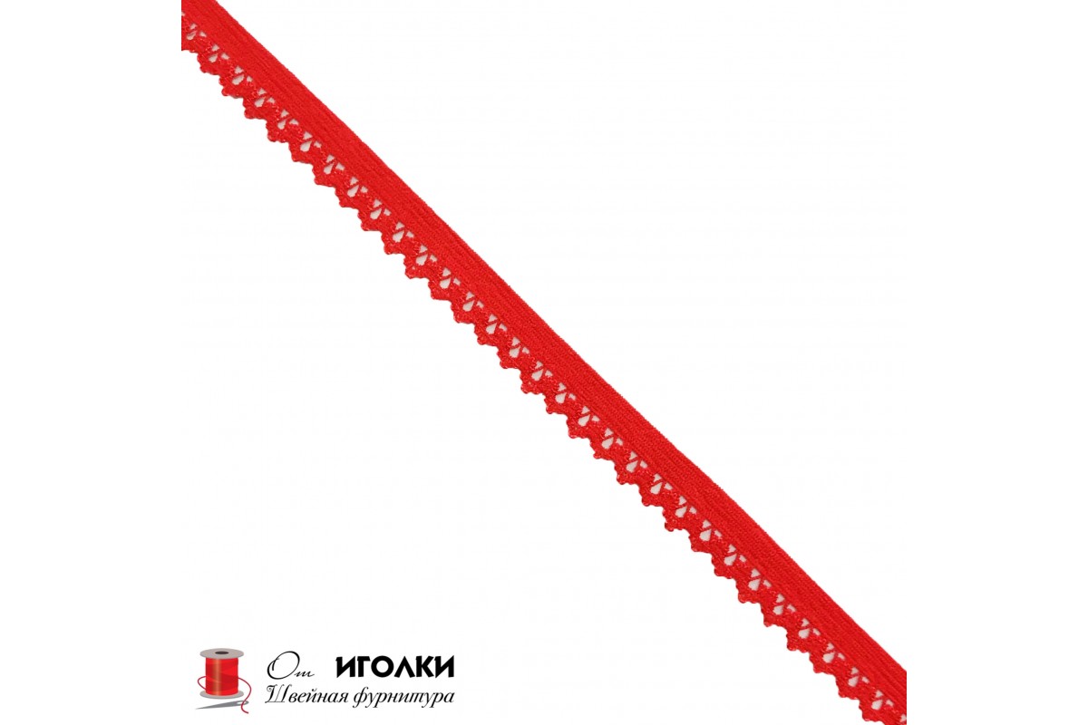 Резинка бельевая ажурная шир.15 мм арт.2546 цв.красный уп.91 м